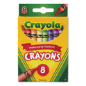 Crayola Classic Color Crayons, Peggable Retail Pack, Peggable Retail Pack, 8 Colors/Pack (523008)