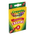 Crayola Classic Color Crayons, Peggable Retail Pack, Peggable Retail Pack, 8 Colors/Pack (523008)