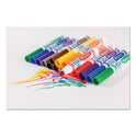 Crayola Ultra-Clean Washable Markers, Broad Bullet Tip, Assorted Colors, 8/Pack (587808)
