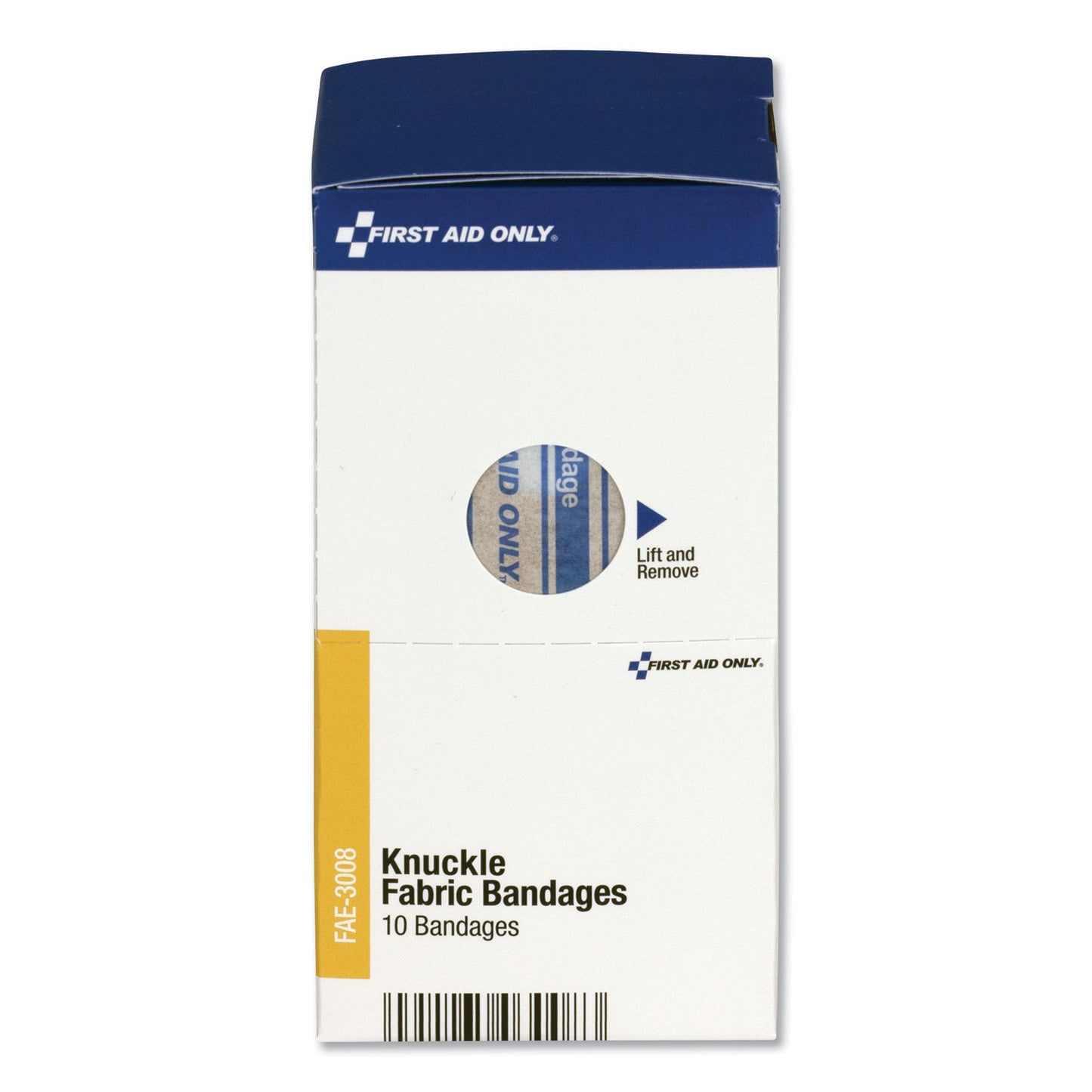 First Aid Only Knuckle Bandages, Individually Sterilized, 10/Box (FAE3008)