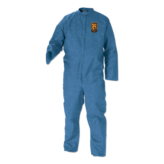 KleenGuard A20 Breathable Particle-Pro Coveralls, Zip, 2X-Large, Blue, 24/Carton (58535)