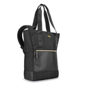 SOLO Parker Hybrid Tote/Backpack, Fits Devices Up to 15.6", Polyester, 3.75 x 16.5 x 16.5, Black/Gold (EXE8014)