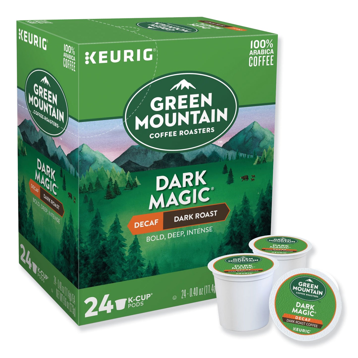 Keurig Dark Magic Decaf Extra Bold Coffee K-Cups, 96/Carton (4067CT)