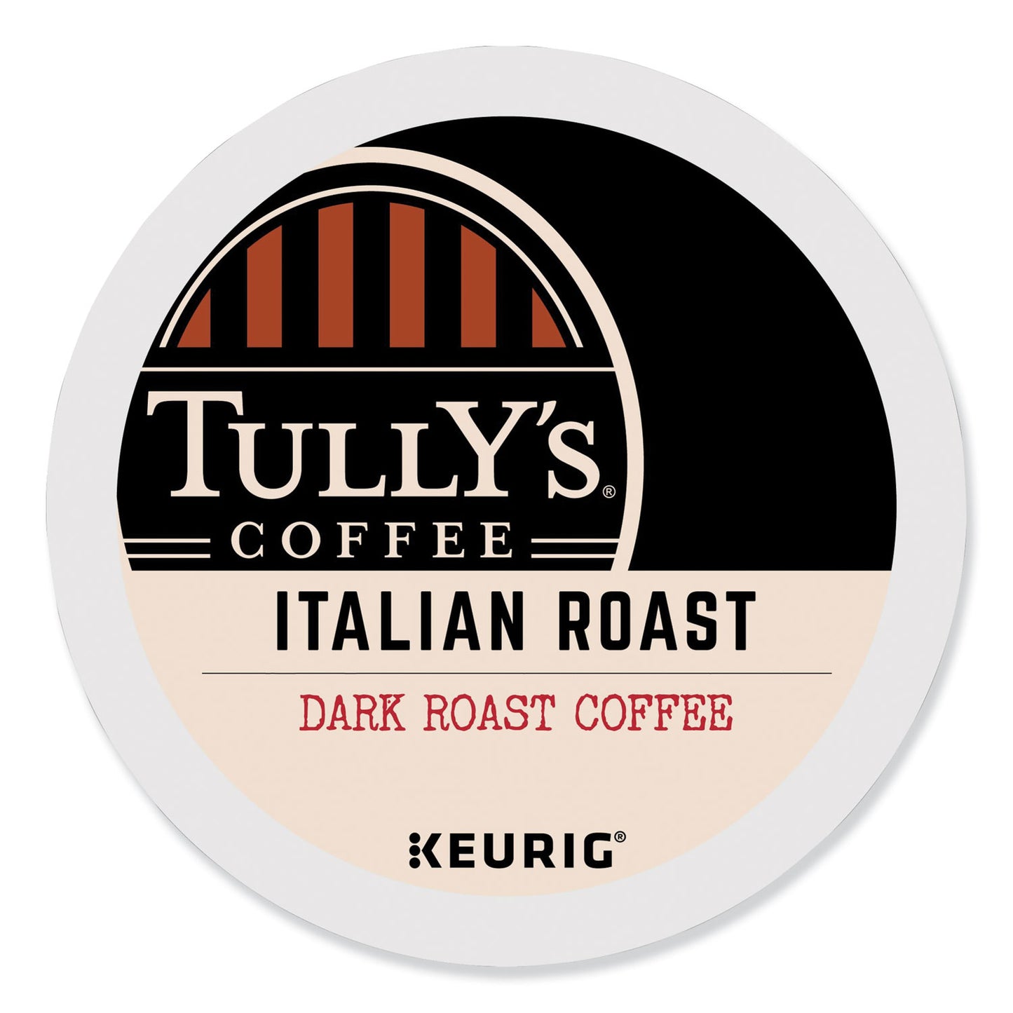 Tully's Coffee Italian Roast Coffee K-Cups, 96/Carton (193019CT)