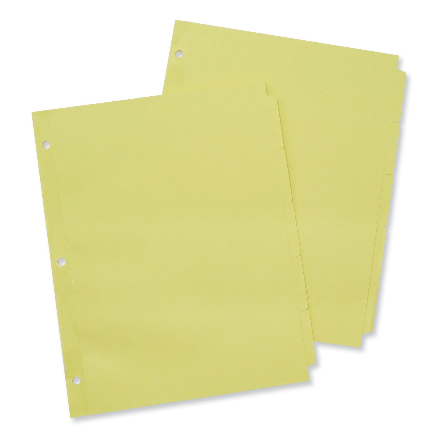 Universal Self-Tab Index Dividers, 5-Tab, 11 x 8.5, Buff, 36 Sets (20836)