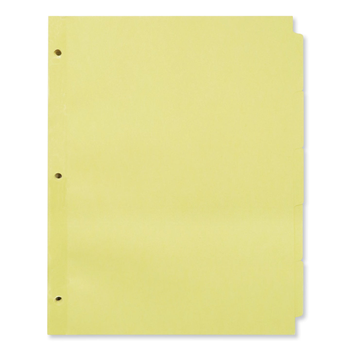 Universal Self-Tab Index Dividers, 5-Tab, 11 x 8.5, Buff, 36 Sets (20836)