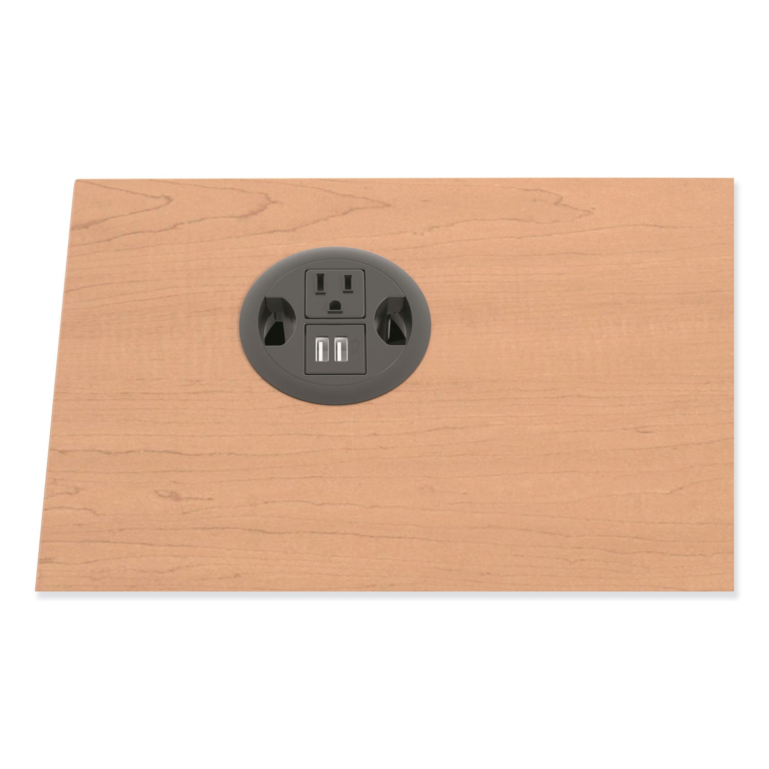 HON USB AC Power Hub Grommet, 3" Diameter, Black (HGRMTUSB2)