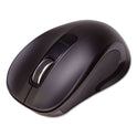 Innovera Mid-Size Wireless Optical Mouse with Micro USB, 2.4 GHz Frequency/26 ft Wireless Range, Right Hand Use, Black (61500)