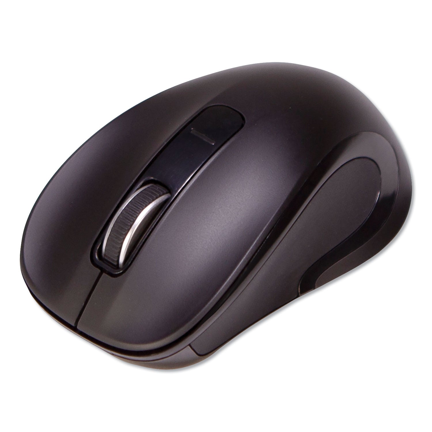 Innovera Mid-Size Wireless Optical Mouse with Micro USB, 2.4 GHz Frequency/26 ft Wireless Range, Right Hand Use, Black (61500)