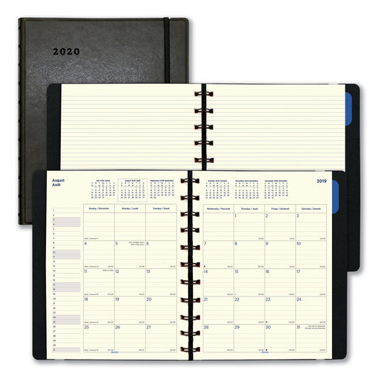 Filofax Soft Touch 17-Month Planner, 10.88 x 8.5, Black Cover, 17-Month: Aug 2024 to Dec 2025 (C1811001)