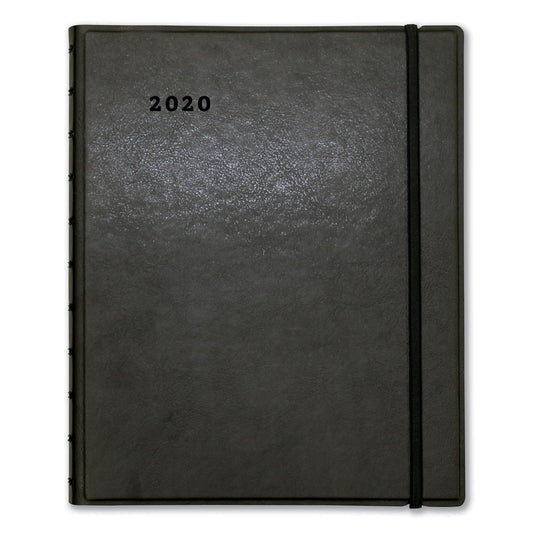 Filofax Soft Touch 17-Month Planner, 10.88 x 8.5, Black Cover, 17-Month: Aug 2024 to Dec 2025 (C1811001)