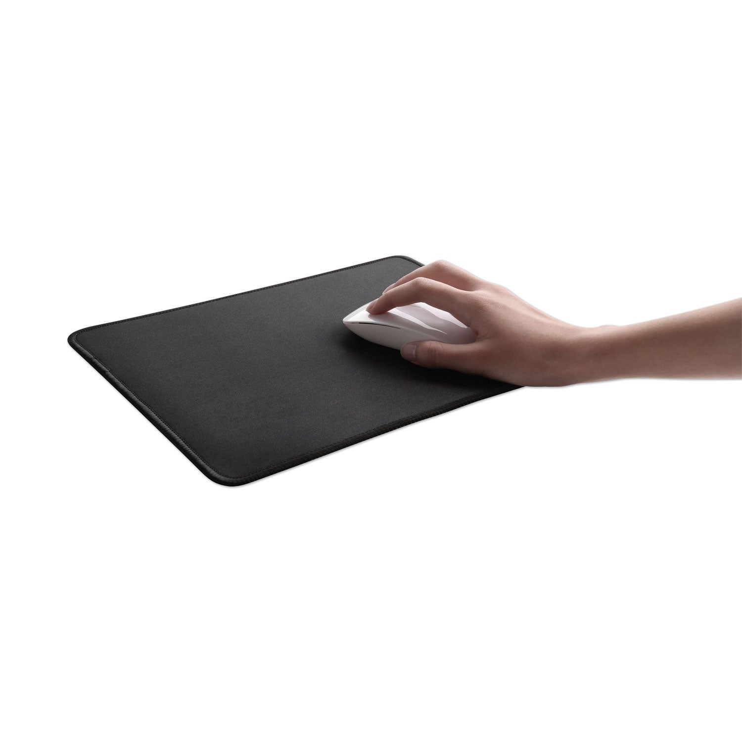 Innovera Large Mouse Pad, 9.87 x 11.87, Black (52600)