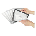 Durable DURAFRAME Magnetic Plus Sign Holder, 8.5 x 11, Silver Frame, 2/Pack (400423)