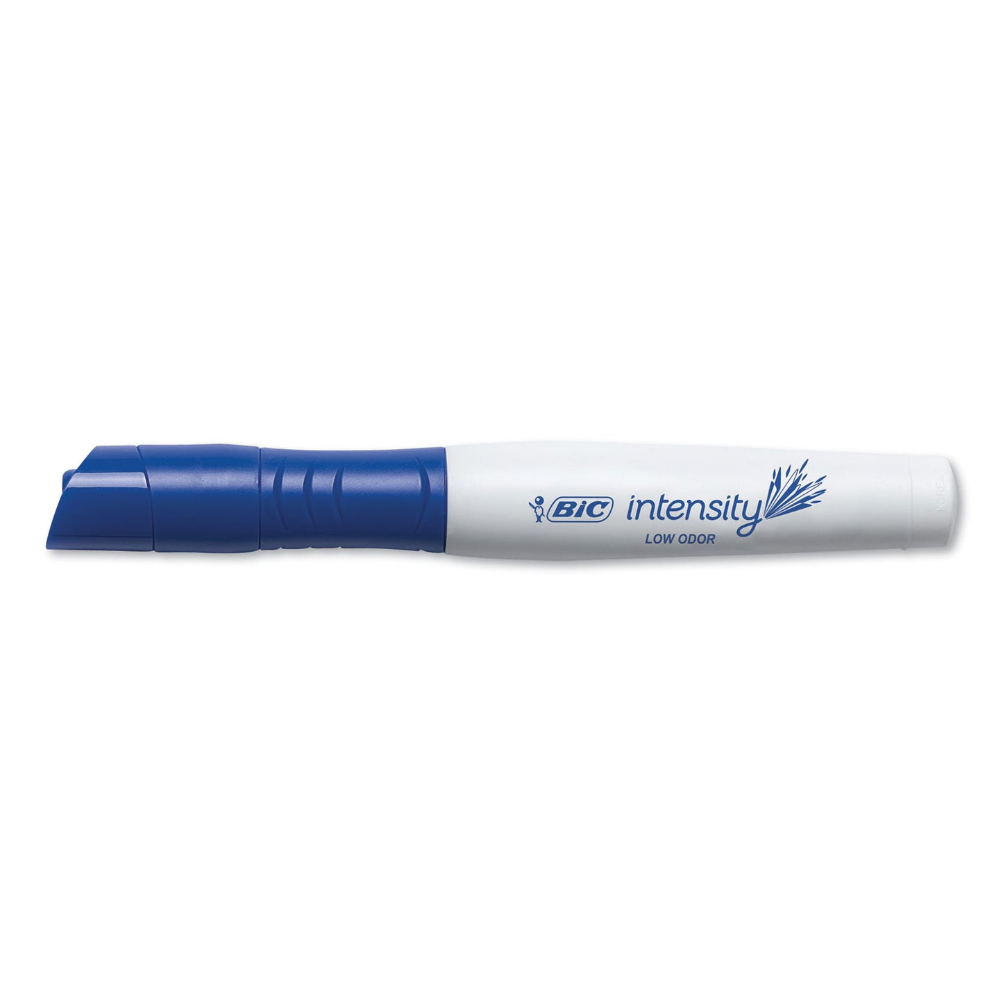 BIC Intensity Low Odor Chisel Tip Dry Erase Marker, Broad Chisel Tip, Blue, Dozen (GDEM11BE)