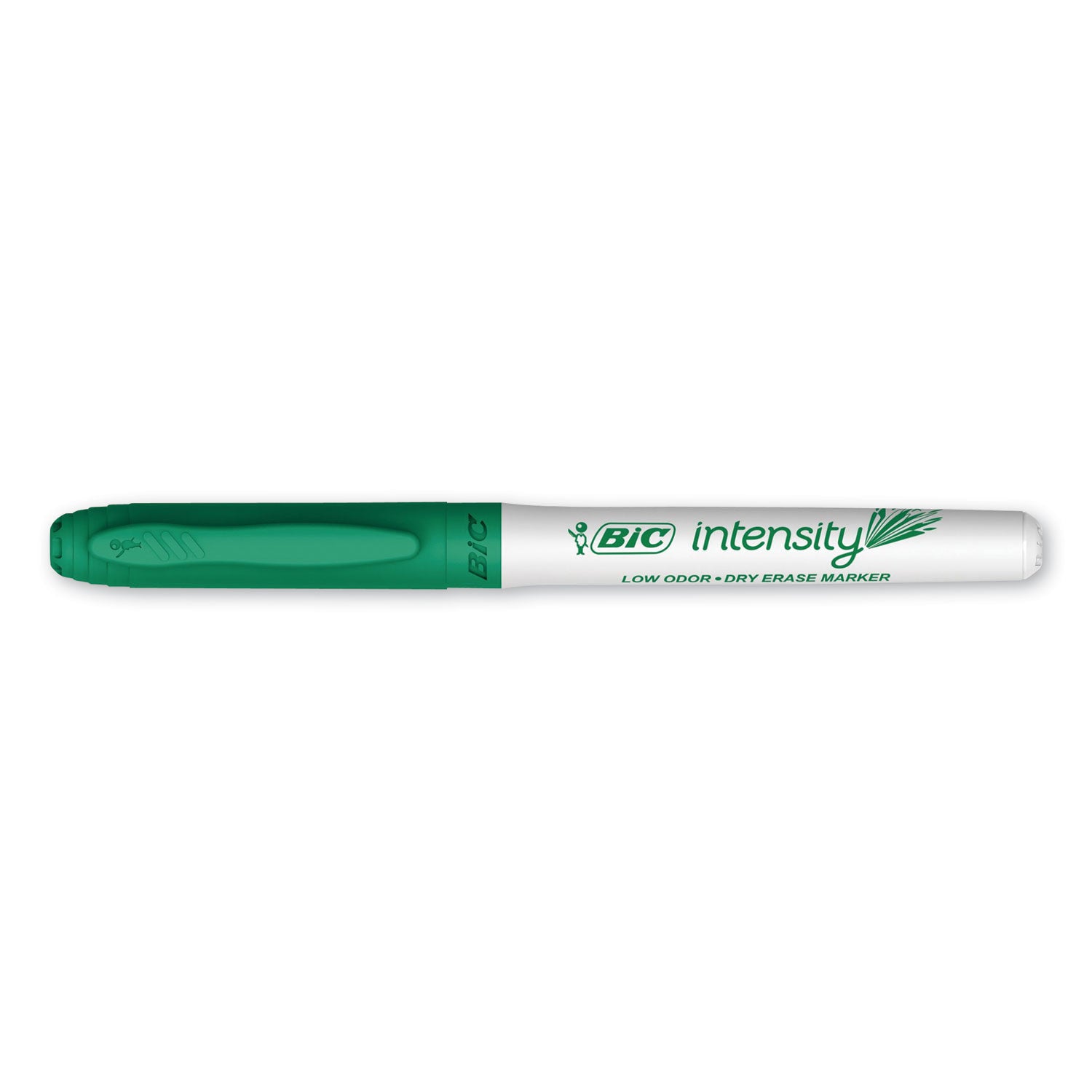 BIC Intensity Low Odor Fine Point Dry Erase Marker, Fine Bullet Tip, Green, Dozen (GDE11GN)