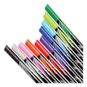 BIC Intensity Porous Point Pen, Stick, Extra-Fine 0.4 mm, Assorted Ink and Barrel Colors, 10/Pack (FPINFAP10AST)