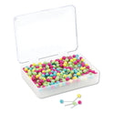 U Brands Map Push Pins, Plastic, Assorted, 0.5", 300/Pack (3086U0624)