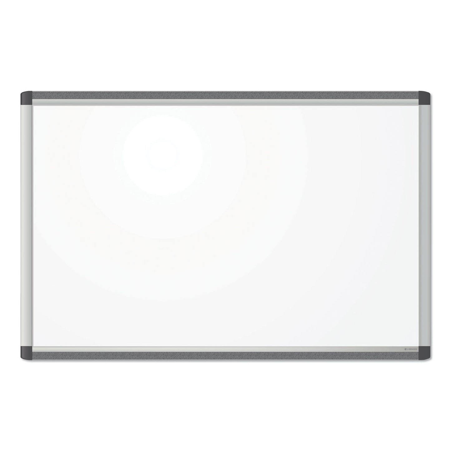 U Brands PINIT Magnetic Dry Erase Board, 35 x 23, White (2805U0001)