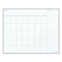 U Brands Magnetic Dry Erase Board, Undated One Month, 20 x 16, White Surface, Silver Aluminum Frame (361U0001)