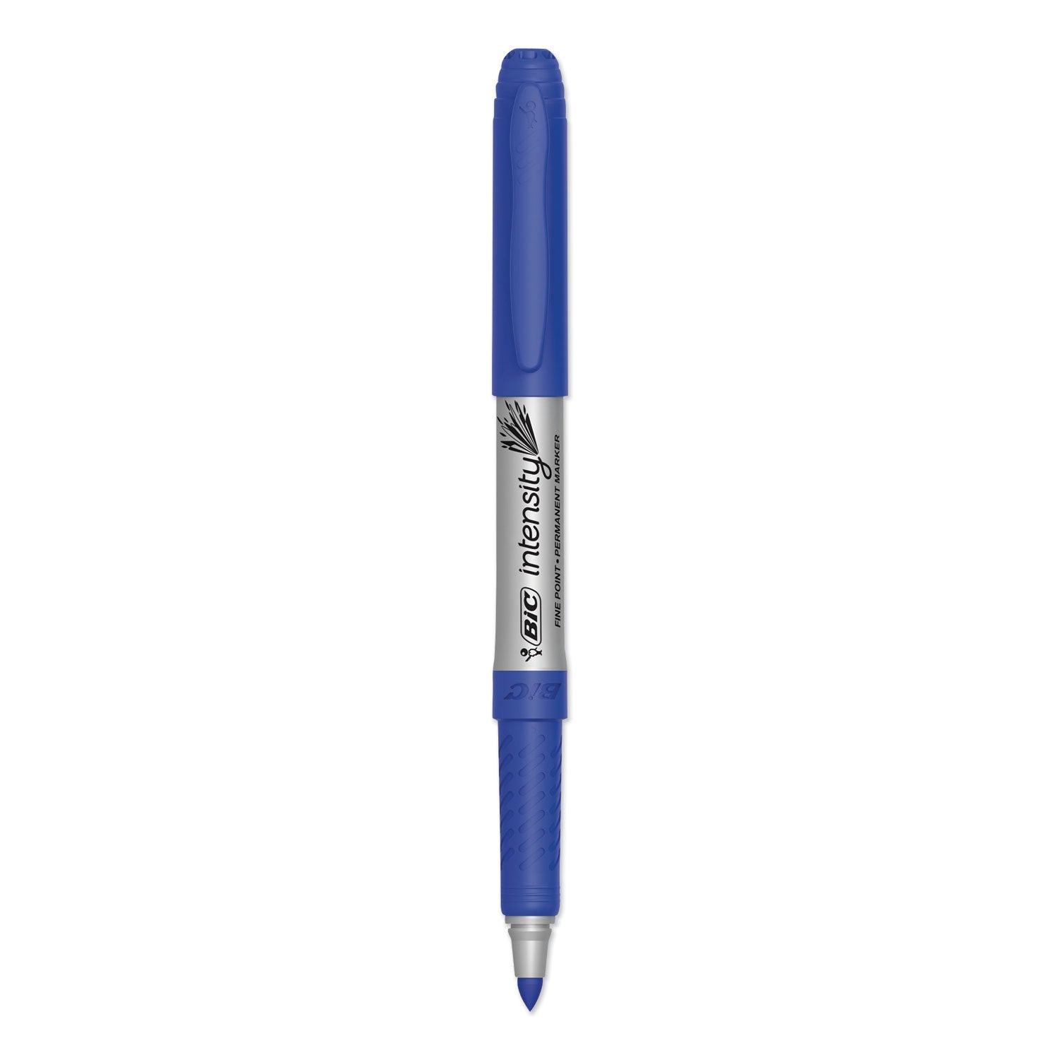 BIC Intensity Fine Tip Permanent Marker, Fine Bullet Tip, Deep Sea Blue, Dozen (GPM11BE)