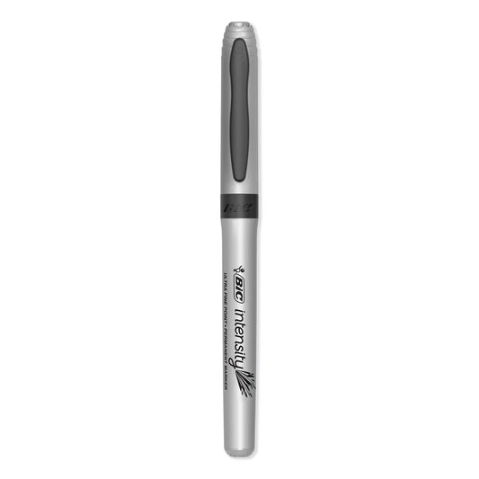 BIC Intensity Ultra Fine Tip Permanent Marker, Ultra-Fine Needle Tip, Tuxedo Black, Dozen (GPMU11BK)