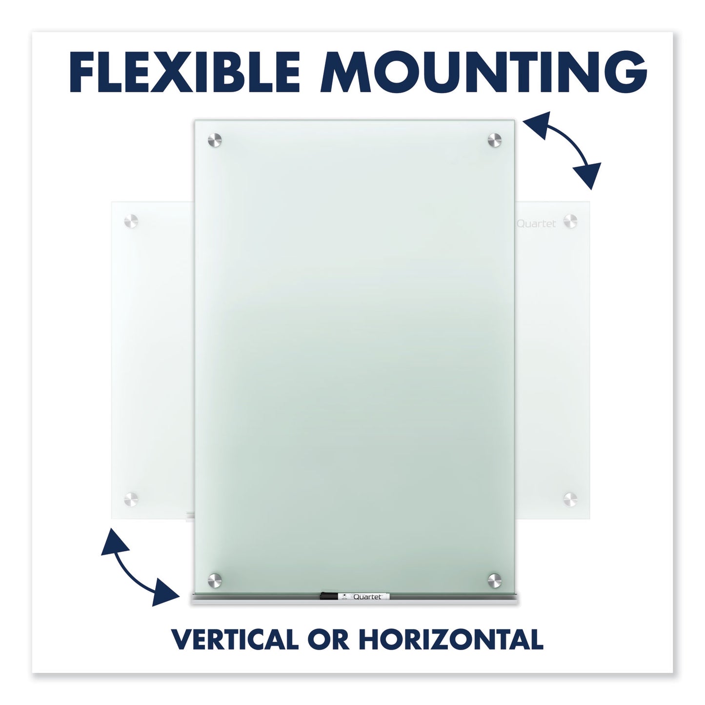 Quartet Infinity Glass Marker Board, 24 x 18, Frosted Surface (G2418F)