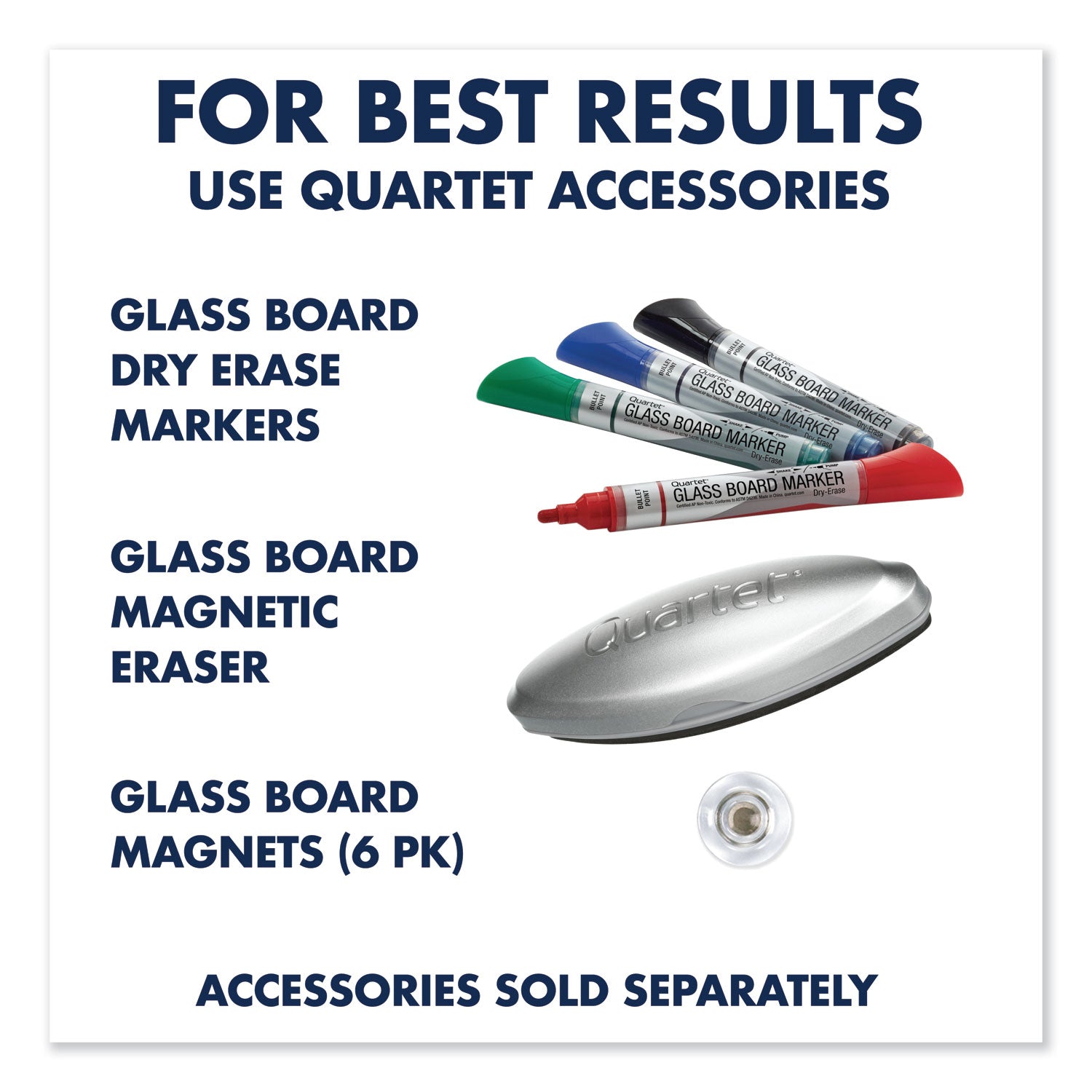 Quartet Infinity Glass Marker Board, 24 x 18, Frosted Surface (G2418F)