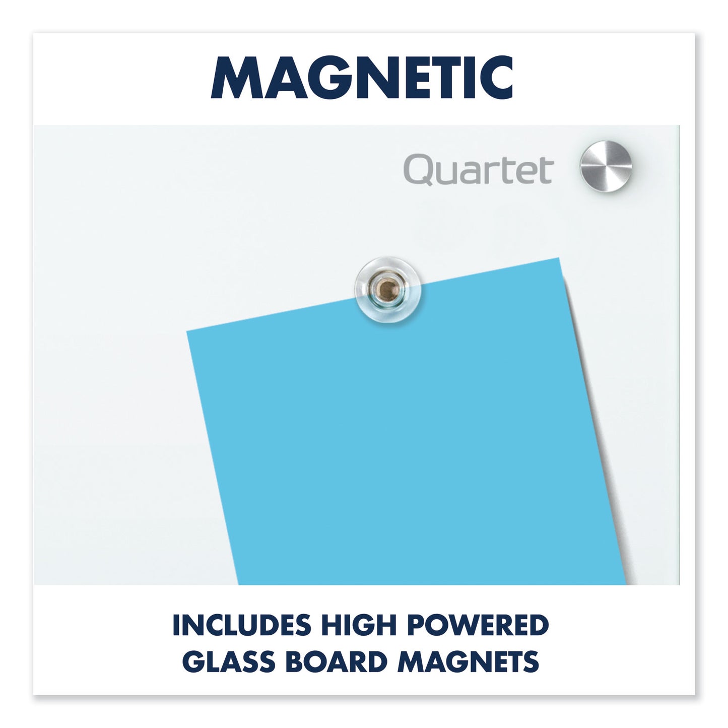 Quartet Infinity Glass Marker Board, 24 x 18, White Surface (G2418W)