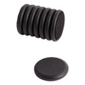 U Brands High Energy Magnets, Circle, Black, 1.25" Diameter, 8/Pack (3021U0012)