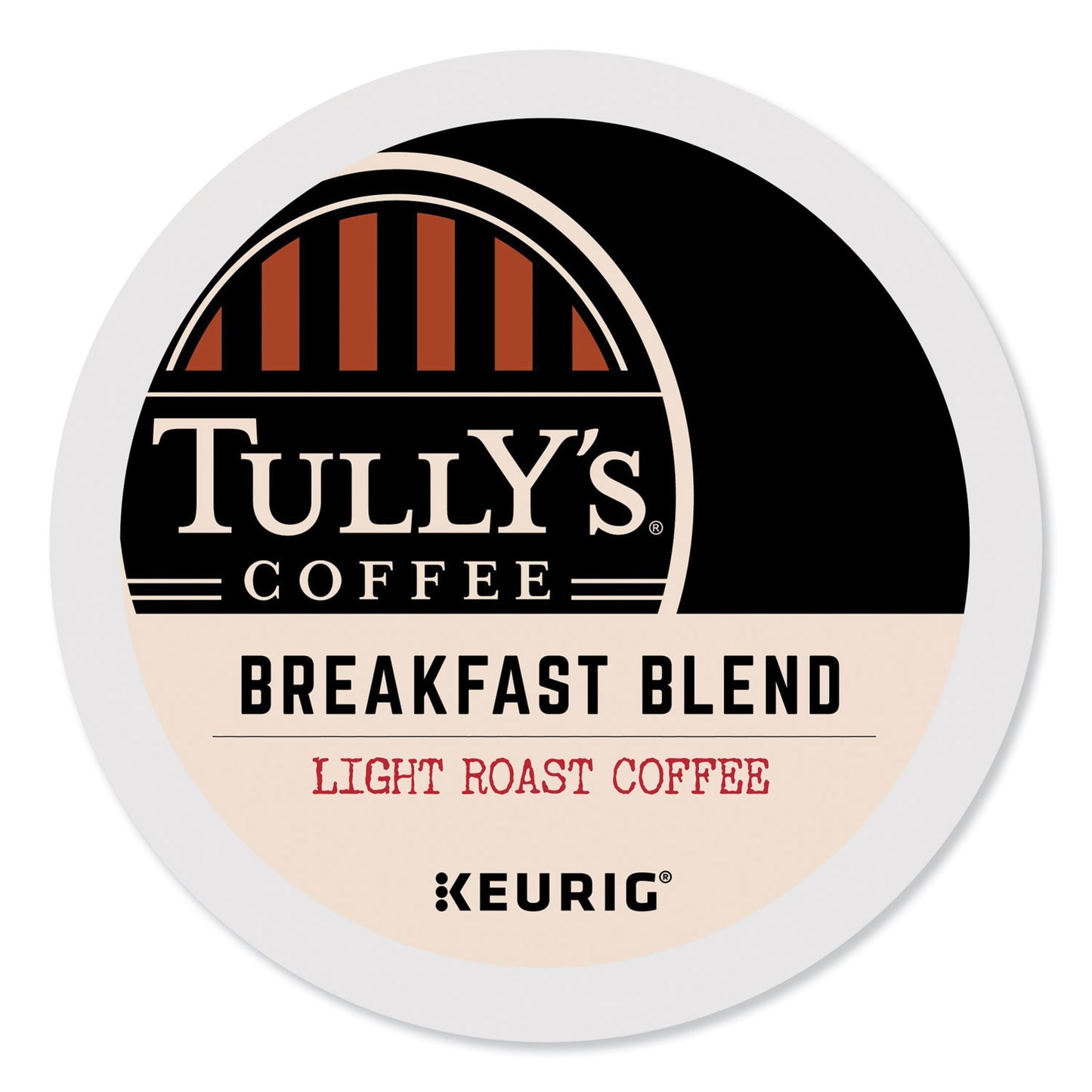 Tully's Coffee Breakfast Blend Coffee K-Cups, 24/Box (192719)