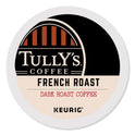 Tully's Coffee French Roast Coffee K-Cups, 96/Carton (192619CT)