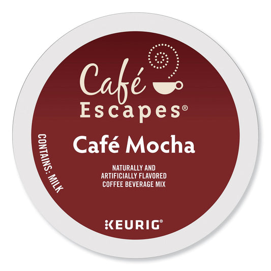 Keurig Cafe Escapes Mocha K-Cups, 24/Box (6803)