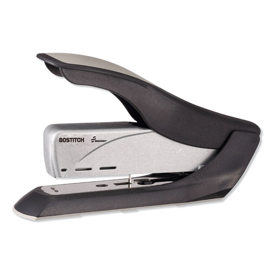 AbilityOne 7520015668656, SKILCRAFT Heavy-Duty Spring-Powered Desktop Stapler, 65-Sheet Capacity, Black/Silver