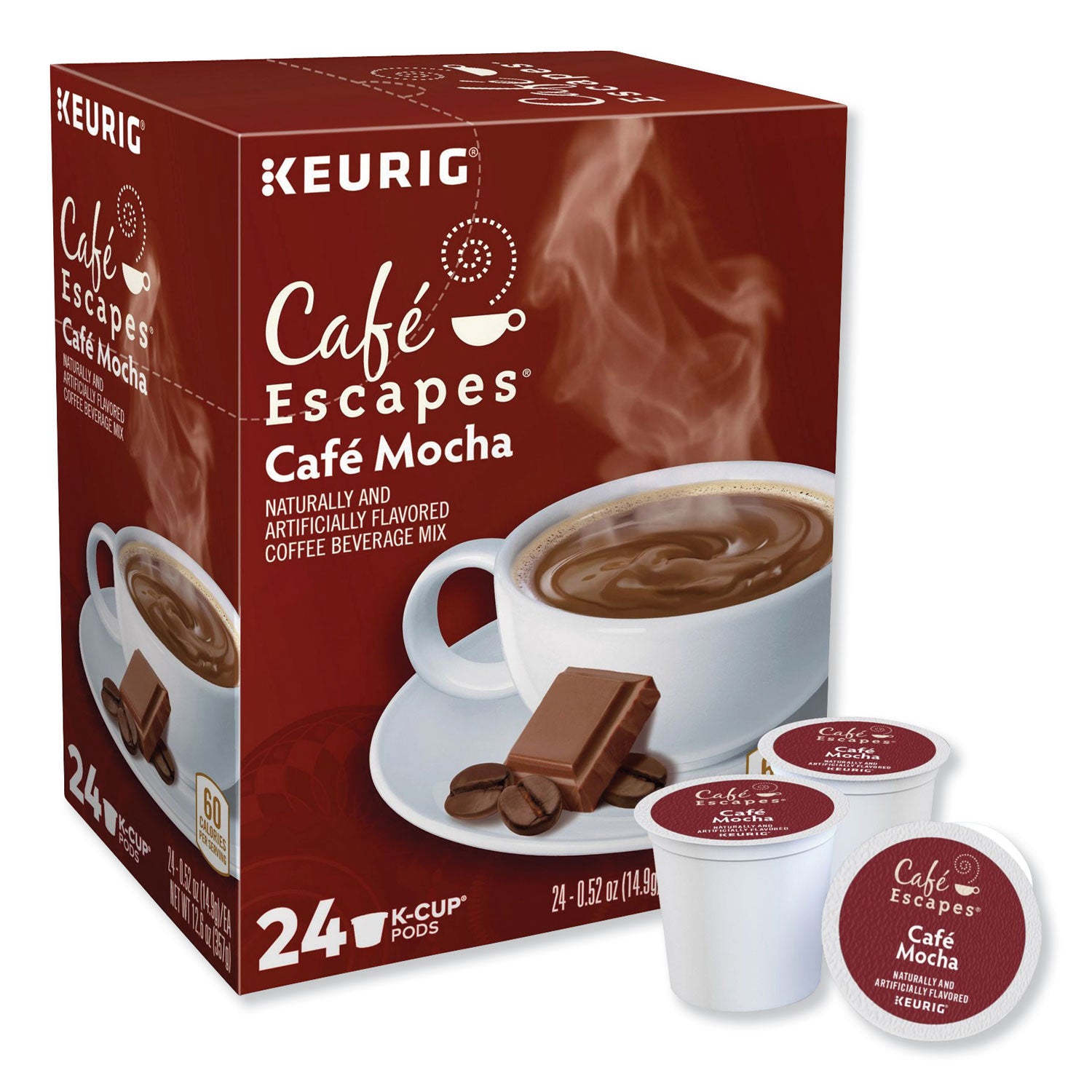 Keurig Mocha K-Cups, 24/Box, 96/Carton (6803CT)