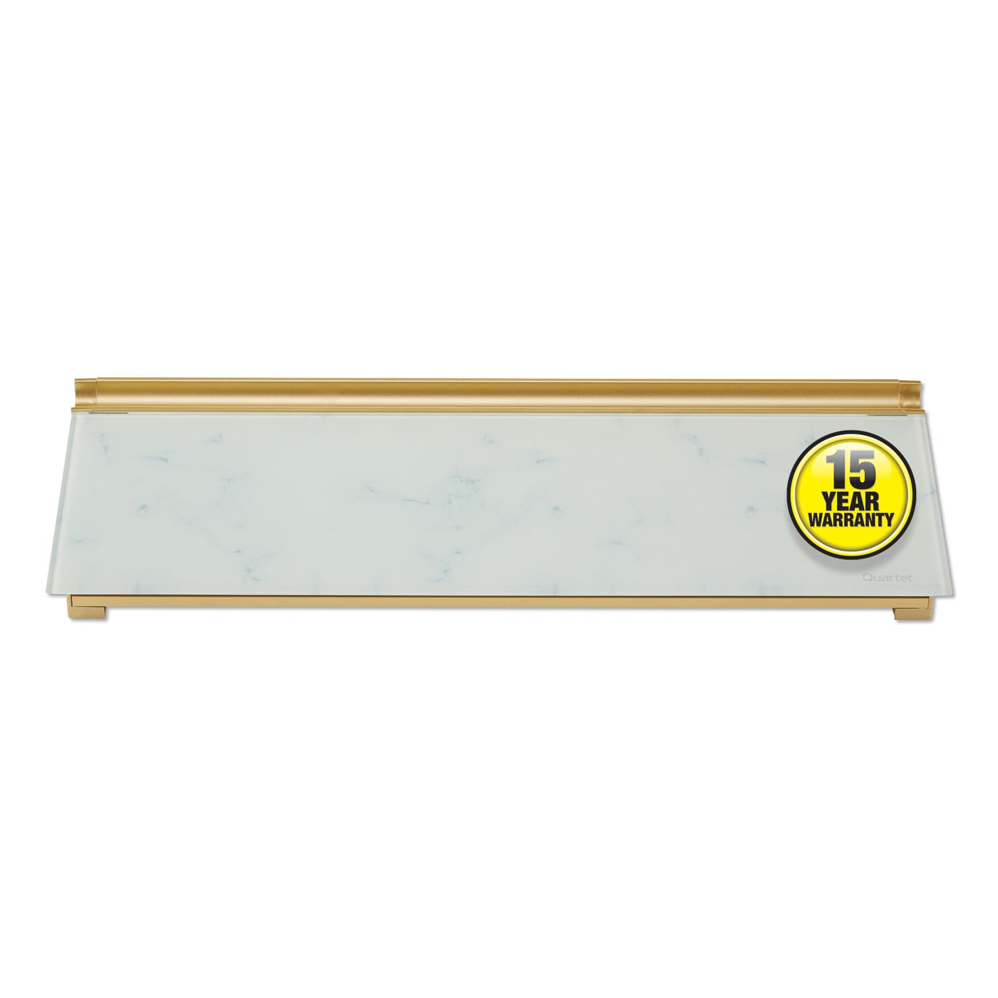 Quartet Glass Dry Erase Desktop Computer Pad, 18 x 6, Marble Surface (GDP186M)