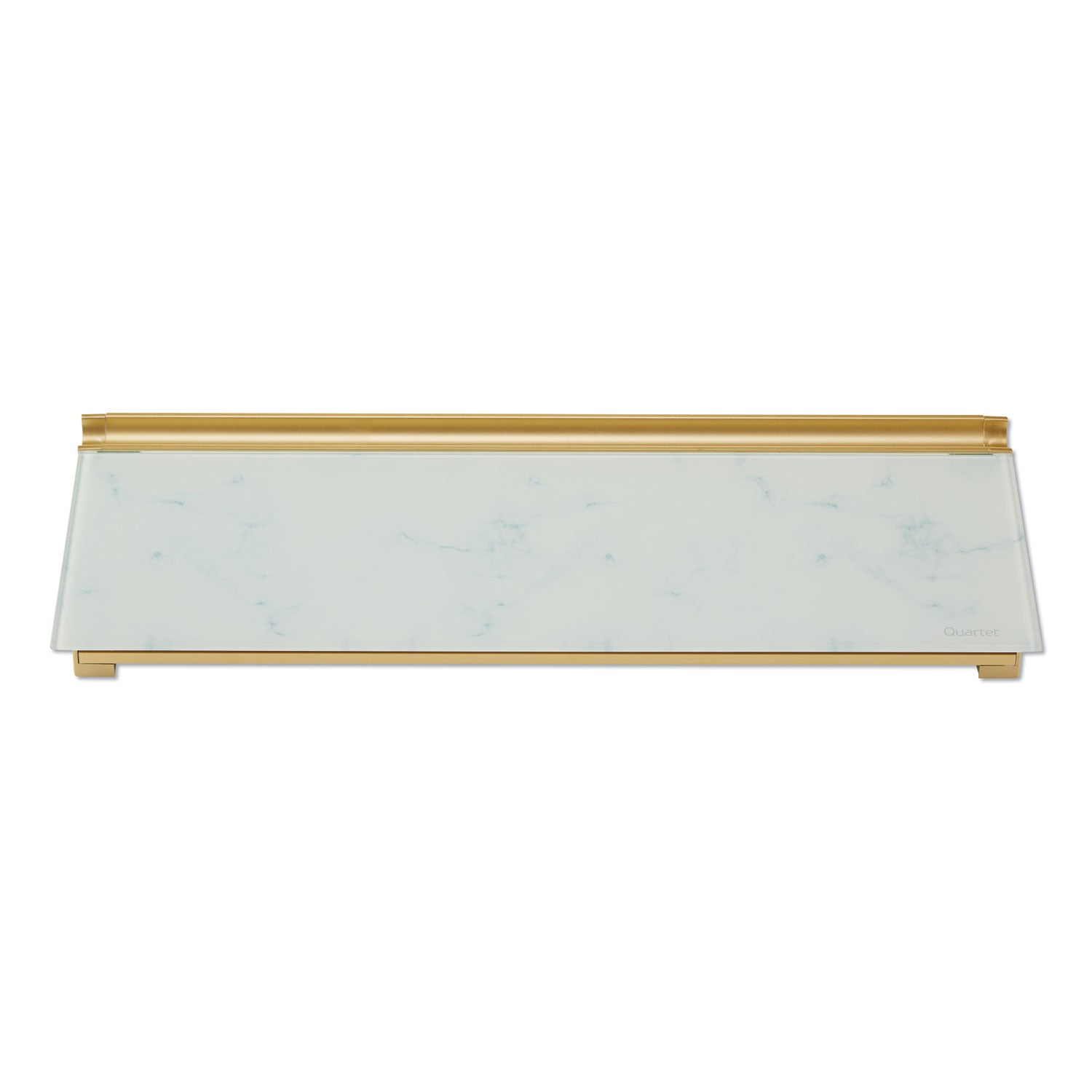 Quartet Glass Dry Erase Desktop Computer Pad, 18 x 6, Marble Surface (GDP186M)