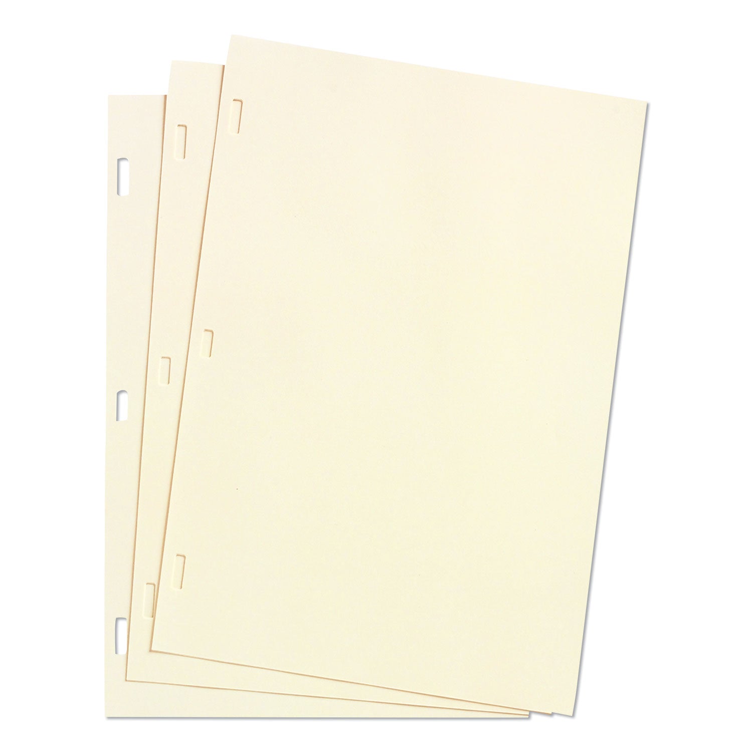 Wilson Jones Looseleaf Minute Book Ledger Sheets, 11 x 8.5, Ivory, Loose Sheet, 100/Box (90110)