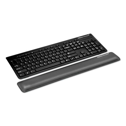 Fellowes Keyboard Wrist Support with Microban Protection, 18.37 x 2.75, Graphite (9175301)