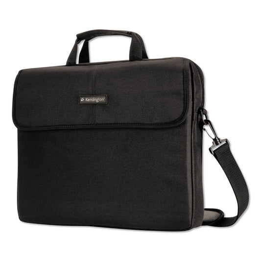 Kensington Simply Portable Padded Laptop Sleeve, Fits Devices Up to 17", Polyester, 17.38 x 2.13 x 14.25, Black (62567)