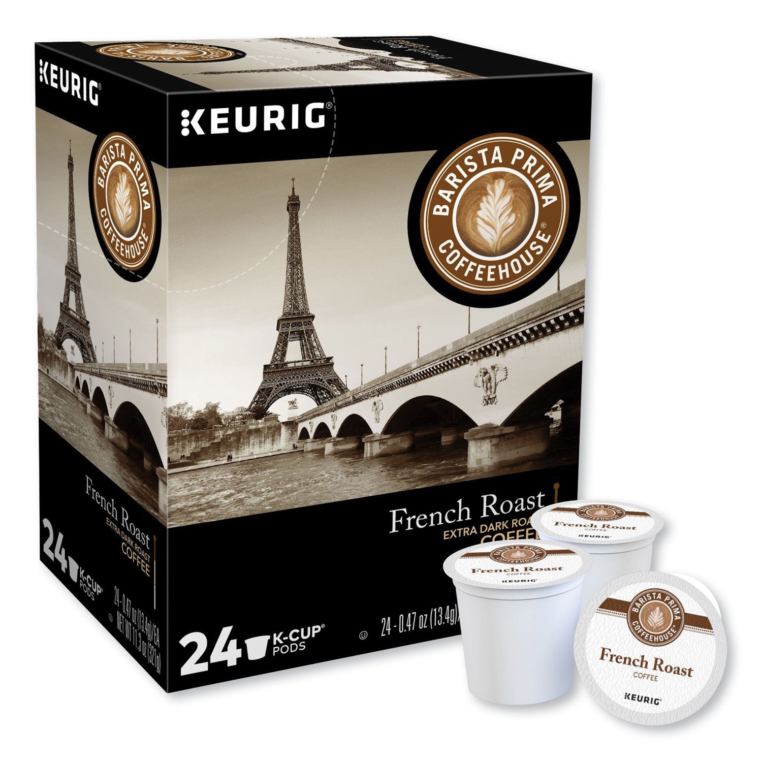 Keurig French Roast K-Cups Coffee Pack, 24/Box (6611)