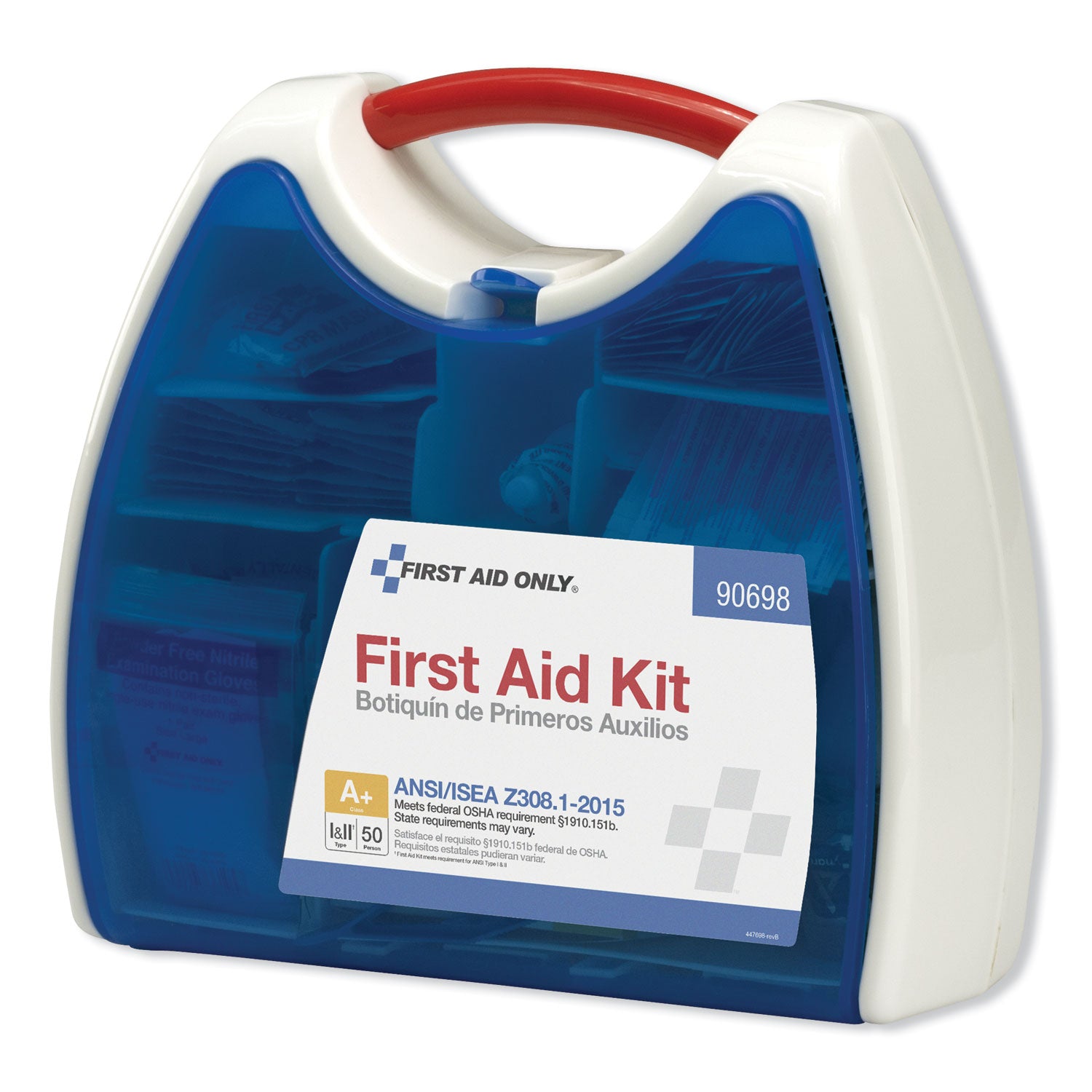 First Aid Only ReadyCare First Aid Kit for 50 People, ANSI A+, 238 Pieces, Plastic Case (90698)