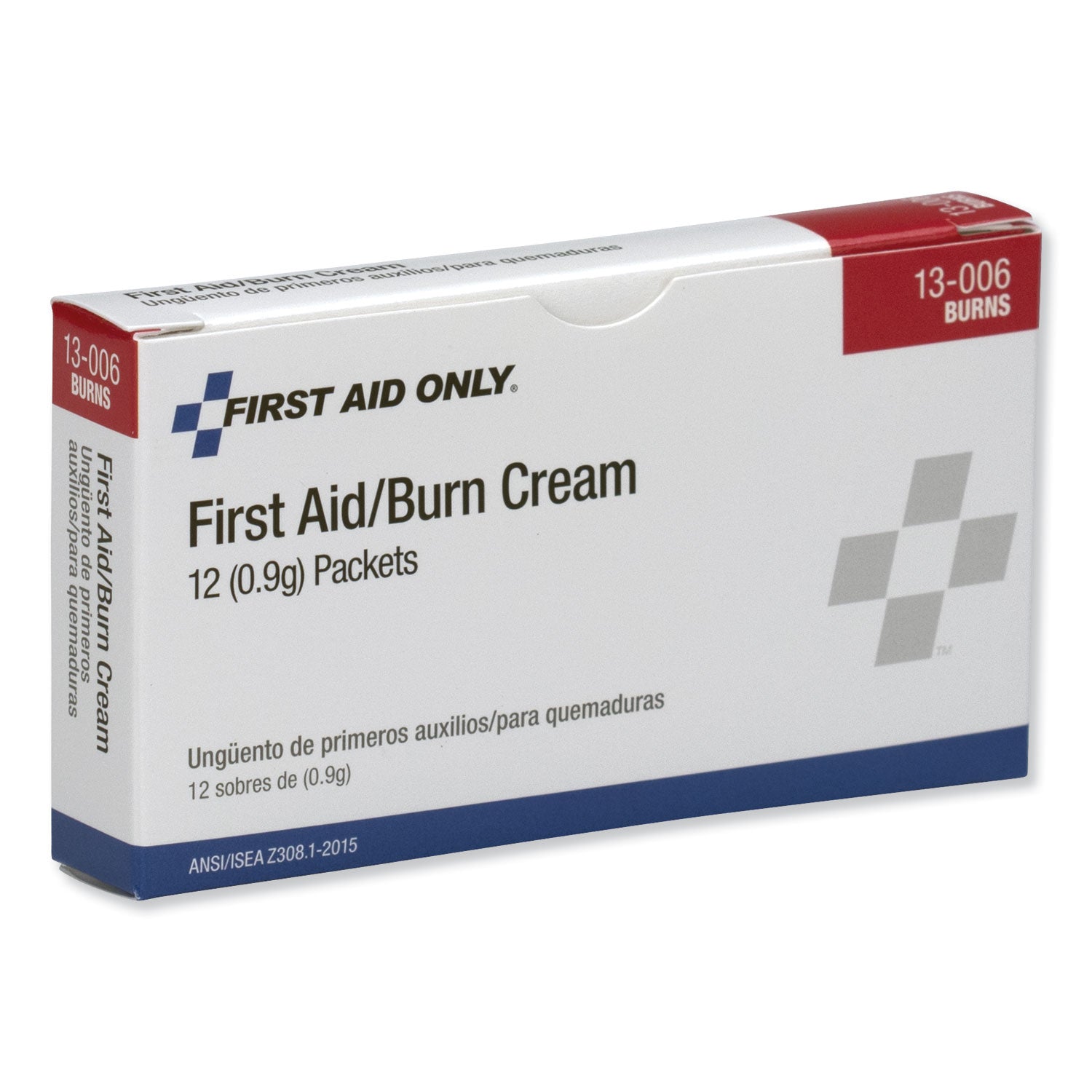 PhysiciansCare First Aid Kit Refill Burn Cream Packets, 0.1 g Packet, 12/Box (13006)