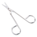 First Aid Only Scissors, 4.5" Long, Straight Nickel Handle (FAE6004)