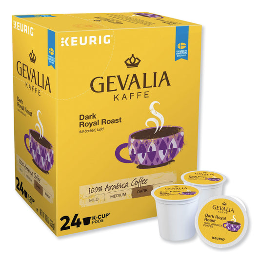 Gevalia Kaffee Dark Royal Roast K-Cups, 24/Box (5470)