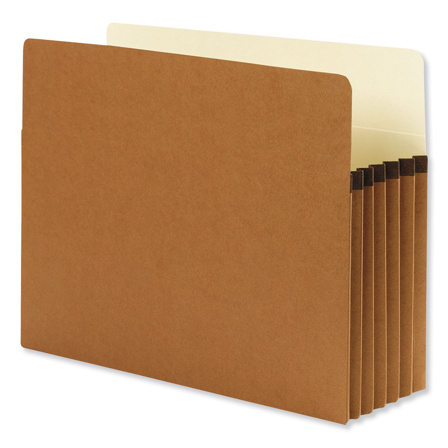 Smead Redrope Drop Front File Pockets, 5.25" Expansion, Letter Size, Redrope, 10/Box (73234)