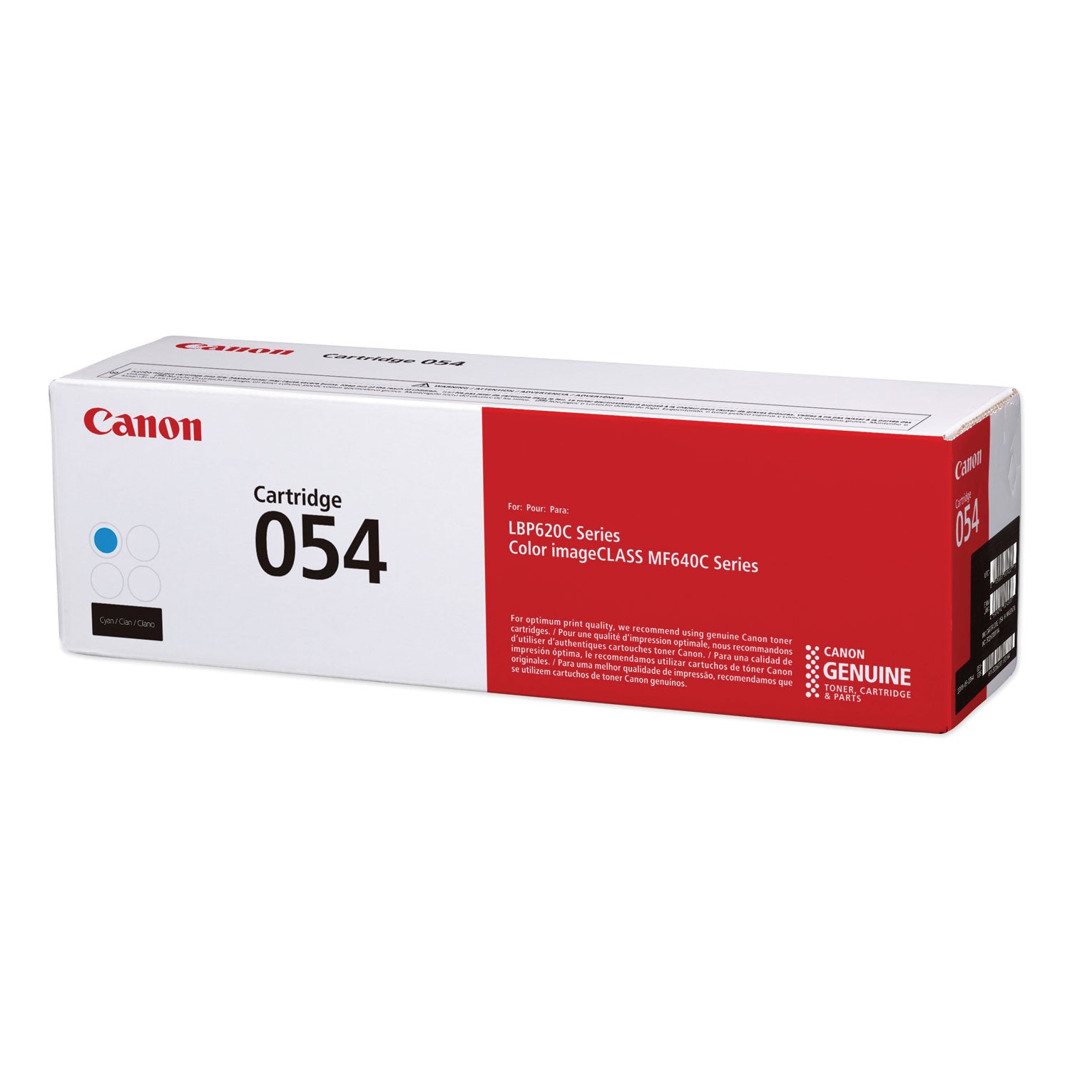 Canon 3023C001 (054) Toner, 1,200 Page-Yield, Cyan