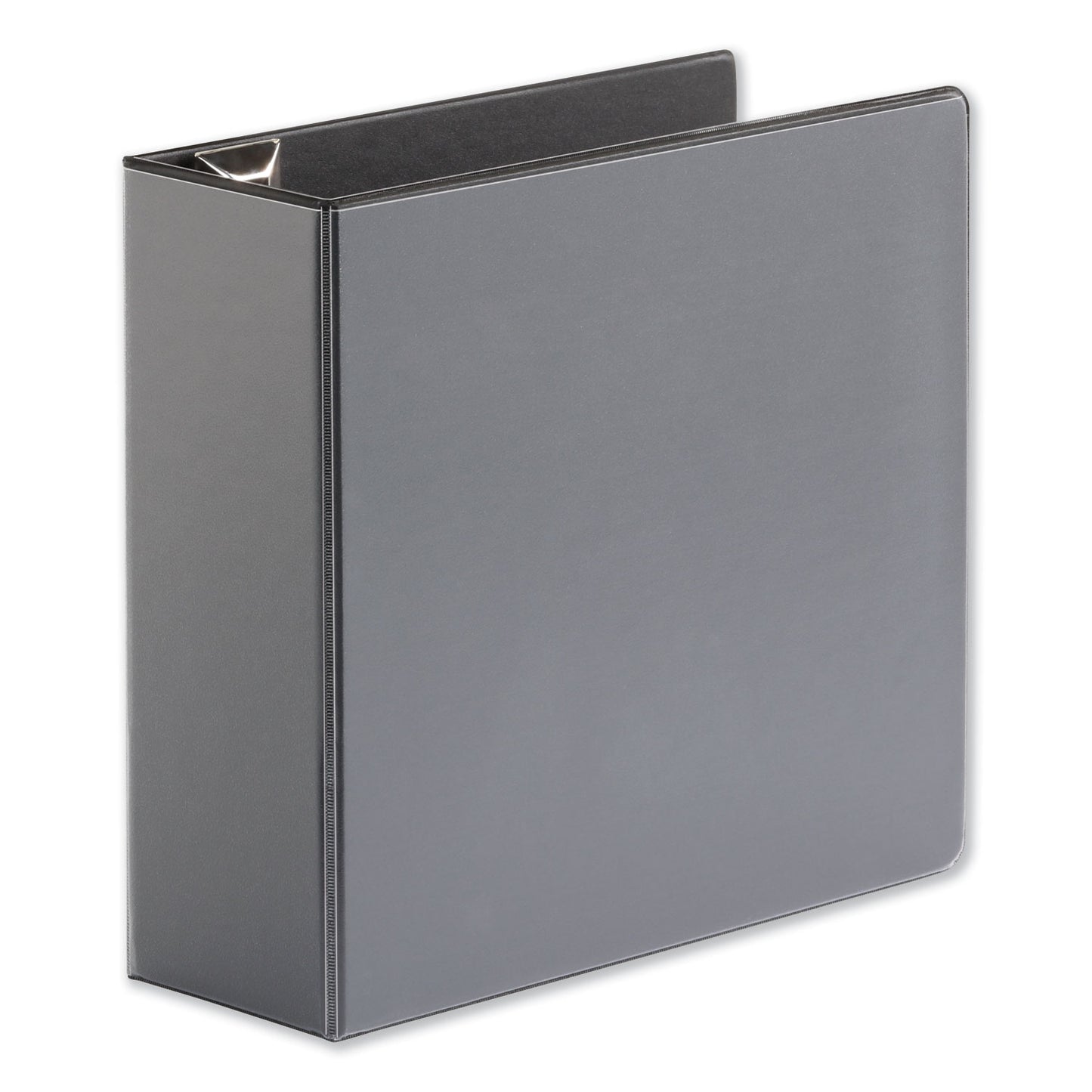 Universal Deluxe Easy-to-Open D-Ring View Binder, 3 Rings, 4" Capacity, 11 x 8.5, Black (30753)