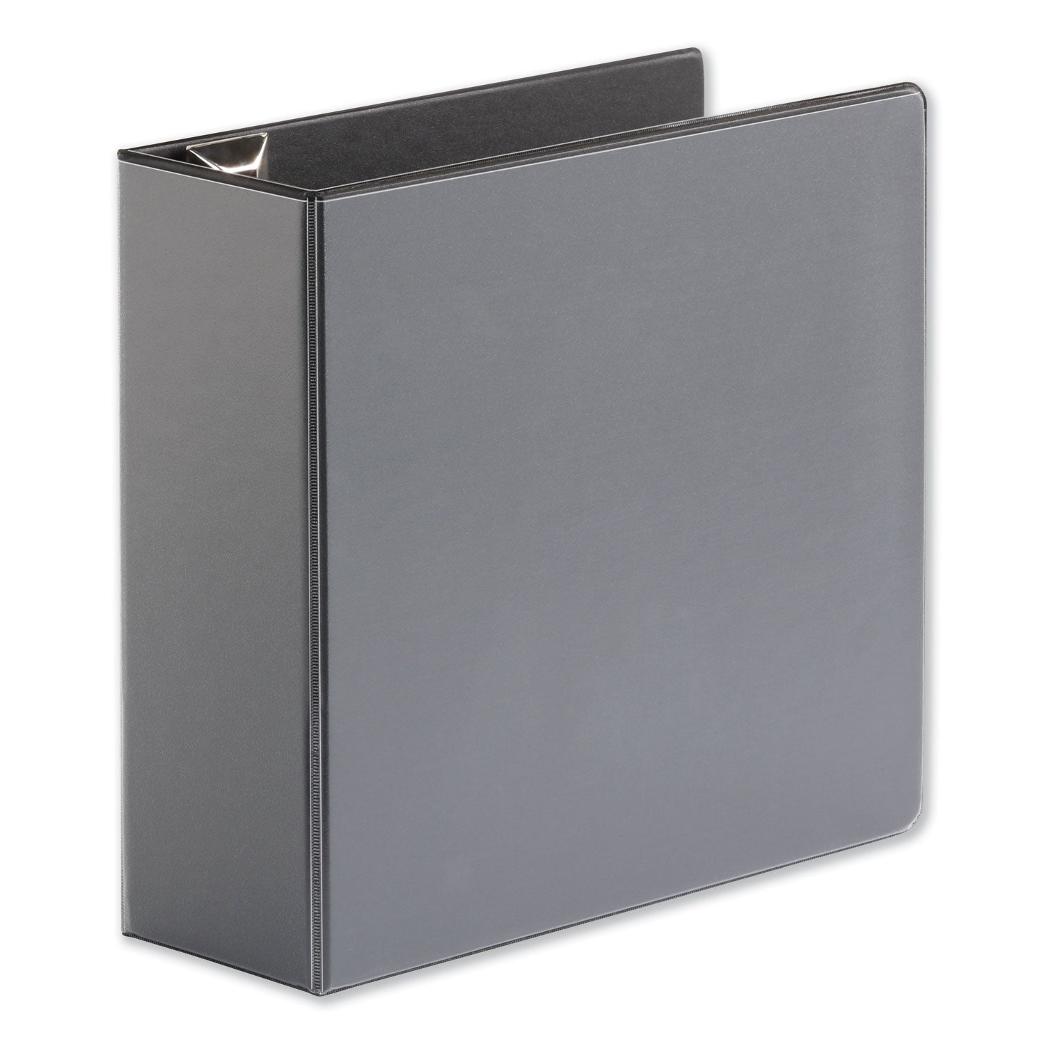Universal Deluxe Easy-to-Open D-Ring View Binder, 3 Rings, 4" Capacity, 11 x 8.5, Black (30753)