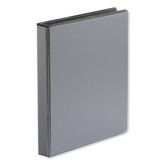 Universal Deluxe Easy-to-Open D-Ring View Binder, 3 Rings, 1" Capacity, 11 x 8.5, Black (30711)