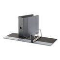 Universal Deluxe Easy-to-Open D-Ring View Binder, 3 Rings, 5" Capacity, 11 x 8.5, Black (30755)